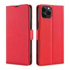 For Blackview A95 Ultra-thin Voltage Side Buckle PU + TPU Leather Phone Case(Red) - 1
