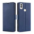 For Kyocera Android One S9 / Digno Sanga Edition Ultra-thin Voltage Side Buckle PU + TPU Leather Phone Case(Blue) - 1