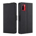 For Ulefone Note 12P Ultra-thin Voltage Side Buckle PU + TPU Leather Phone Case(Black) - 1