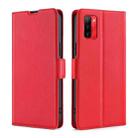 For Ulefone Note 12P Ultra-thin Voltage Side Buckle PU + TPU Leather Phone Case(Red) - 1