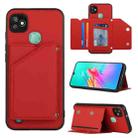 For Infinix Smart HD 2021-X612 Skin Feel PU + TPU + PC Phone Case(Red) - 1