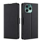 For Honor 60 SE Ultra-thin Voltage Side Buckle Flip Leather Case(Black) - 1