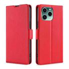 For Honor 60 SE Ultra-thin Voltage Side Buckle Flip Leather Case(Red) - 1