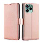 For Honor 60 SE Ultra-thin Voltage Side Buckle Flip Leather Case(Rose Gold) - 1