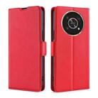 For Honor X30 Ultra-thin Voltage Side Buckle Flip Leather Case(Red) - 1