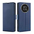 For Honor X30 Ultra-thin Voltage Side Buckle Flip Leather Case(Blue) - 1