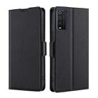 For TCL 205 Ultra-thin Voltage Side Buckle PU + TPU Leather Phone Case(Black) - 1