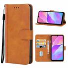 For Huawei Enjoy 20e Leather Phone Case(Brown) - 1