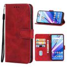 For BLU G91 Pro Leather Phone Case(Red) - 1