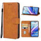 For BLU G91 Pro Leather Phone Case(Brown) - 1