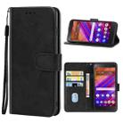 For BLU View 1 Leather Phone Case(Black) - 1