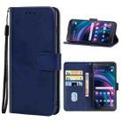 For BLU View 3 B140DL Leather Phone Case(Blue) - 1