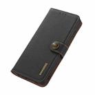 For OPPO Reno7 4G Global/F21 Pro 4G KHAZNEH Custer Genuine Leather RFID Phone Case(Black) - 5