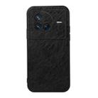 For vivo X80 Crazy Horse Texture PU Leather Phone Case(Black) - 1