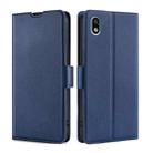 For Sony Xperia ACE III Ultra-thin Voltage Side Buckle Flip Leather Case(Blue) - 1