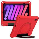For iPad mini 6 EVA Handle Holder Tablet Case(Red) - 1