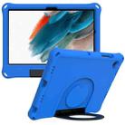 For Samsung Galaxy Tab A8 EVA Handle Holder Tablet Case(Blue) - 1