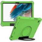 For Samsung Galaxy Tab A8 EVA Handle Holder Tablet Case(Green) - 1