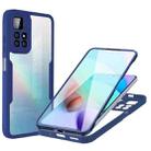 For Xiaomi Redmi 10 Acrylic + TPU 360 Degrees Full Coverage Phone Case(Blue) - 1