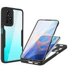 For Xiaomi Redmi Note 11 Acrylic + TPU 360 Degrees Full Coverage Phone Case(Black) - 1