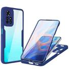 For Xiaomi Redmi Note 11 Acrylic + TPU 360 Degrees Full Coverage Phone Case(Blue) - 1