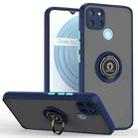 For OPPO Realme C21Y Q Shadow 1 Series TPU + PC Ring Holder Phone Case(Royal Blue) - 1