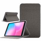 For Teclast P80 / P80X Holder Flip Leather Tablet Case(Grey) - 1