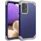 For Samsung Galaxy A73 5G PC + Silicone Phone Case(Navy Blue+Grey) - 1