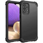 For Samsung Galaxy A73 5G PC + Silicone Phone Case(Black) - 1