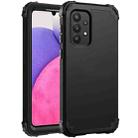 For Samsung Galaxy A53 5G PC + Silicone Phone Case(Black) - 1