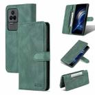 For Xiaomi Redmi K50/K50 Pro AZNS Dream II Skin Feel Horizontal Flip Leather Case(Green) - 1