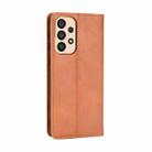 For Samsung Galaxy A33 5G Magnetic Buckle Retro Texture Leather Phone Case(Brown) - 3