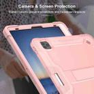 For iPad Pro 12.9 2022 / 2021 / 2020 / 2018 Silicone + PC Shockproof Tablet Case(Rose Gold) - 5