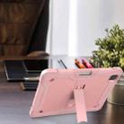 For iPad Pro 12.9 2022 / 2021 / 2020 / 2018 Silicone + PC Shockproof Tablet Case(Rose Gold) - 6