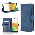 For Samsung Galaxy A33 5G Skin Feel Calf Pattern Horizontal Flip Leather Phone Case(Blue) - 1