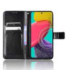 For Samsung Galaxy M53 5G Crazy Horse Texture Horizontal Flip Phone Leather Case(Black) - 4