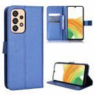 For Samsung Galaxy A23 5G Diamond Texture Leather Phone Case(Blue) - 1