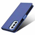 For Samsung Galaxy M23 5G Diamond Texture Leather Phone Case(Blue) - 7