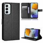 For Samsung Galaxy M23 5G Diamond Texture Leather Phone Case(Black) - 1