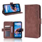 For Umidigi Bison X10G / X10G NFC Skin Feel Calf Pattern Leather Phone Case(Brown) - 1