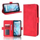 For Umidigi Bison X10S / X10S NFC Skin Feel Calf Pattern Leather Phone Case(Red) - 1