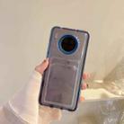 For Huawei Mate 30 Transparent Card Slot TPU Phone Case(Blue) - 1