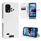 For Umidigi Bison X10G / X10G NFC Diamond Texture Leather Phone Case(White) - 1