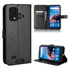 For Umidigi Bison X10G / X10G NFC Diamond Texture Leather Phone Case(Black) - 1