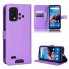 For Umidigi Bison X10G / X10G NFC Diamond Texture Leather Phone Case(Purple) - 1