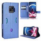 For ZTE nubia Red Magic 7 Pro Diamond Texture Leather Phone Case(Blue) - 1