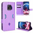 For ZTE nubia Red Magic 7 Pro Diamond Texture Leather Phone Case(Purple) - 1