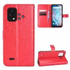 For Umidigi Bison X10S / X10S NFC Crazy Horse Texture Horizontal Flip Phone Leather Case(Red) - 1