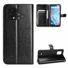 For Umidigi Bison X10S / X10S NFC Crazy Horse Texture Horizontal Flip Phone Leather Case(Black) - 1