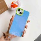 For iPhone 11 Laser Crocodile Pattern Phone Case (Grass Green) - 1